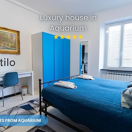 Acquario 1' "Family House" Free Wifi & Netflix By Tilo Apartment'S Genova Kültér fotó